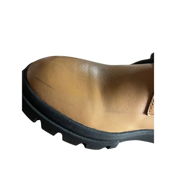 Franco Sarto Robbie Womens Leather Lace Up Ankle Combat Boots Size 7.5 - Picture 4 of 13